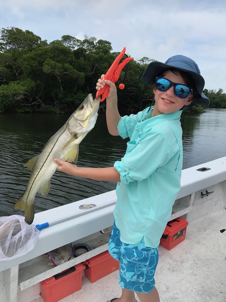 First Snook caught Sanibel Florida